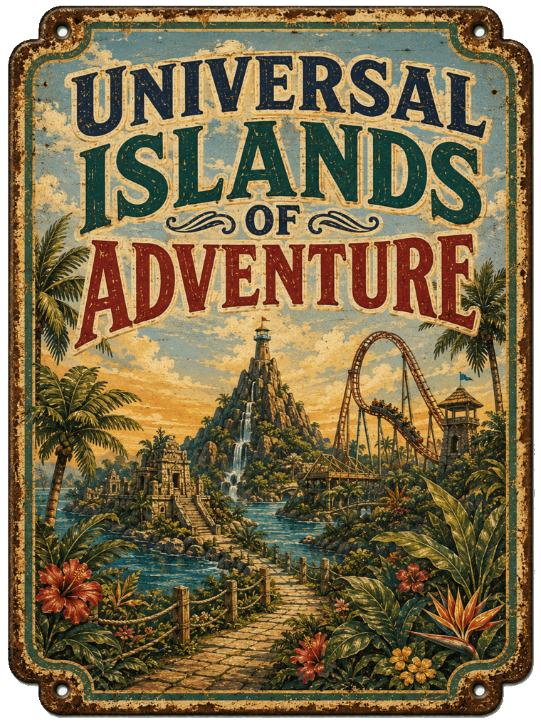Universal Islands of Adventure sign