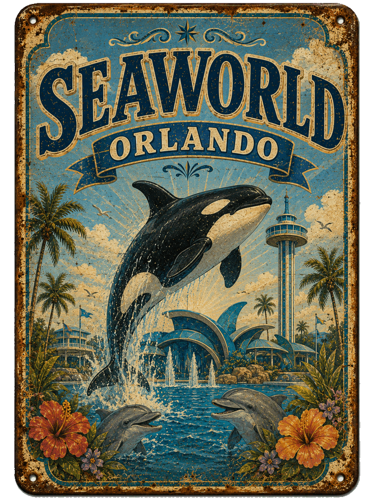 SeaWorld Orlando sign