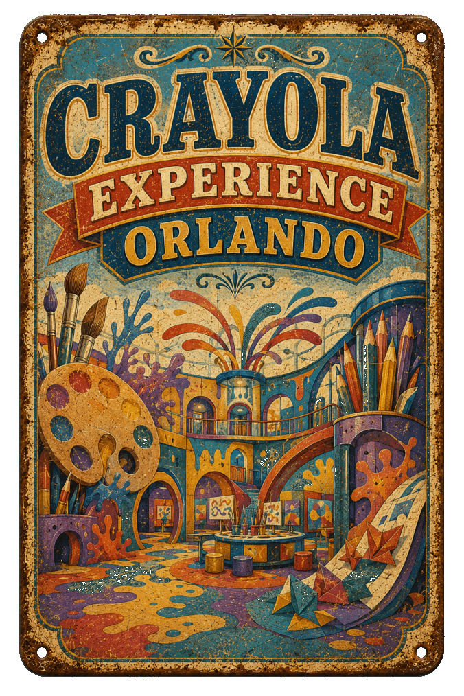 Crayola Experience Orlando sign