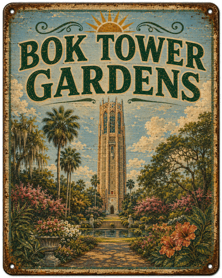 Bok Tower Gardens sign