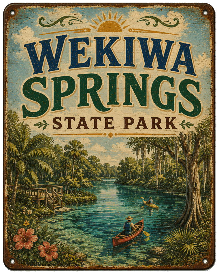 Wekiwa Springs State Park sign