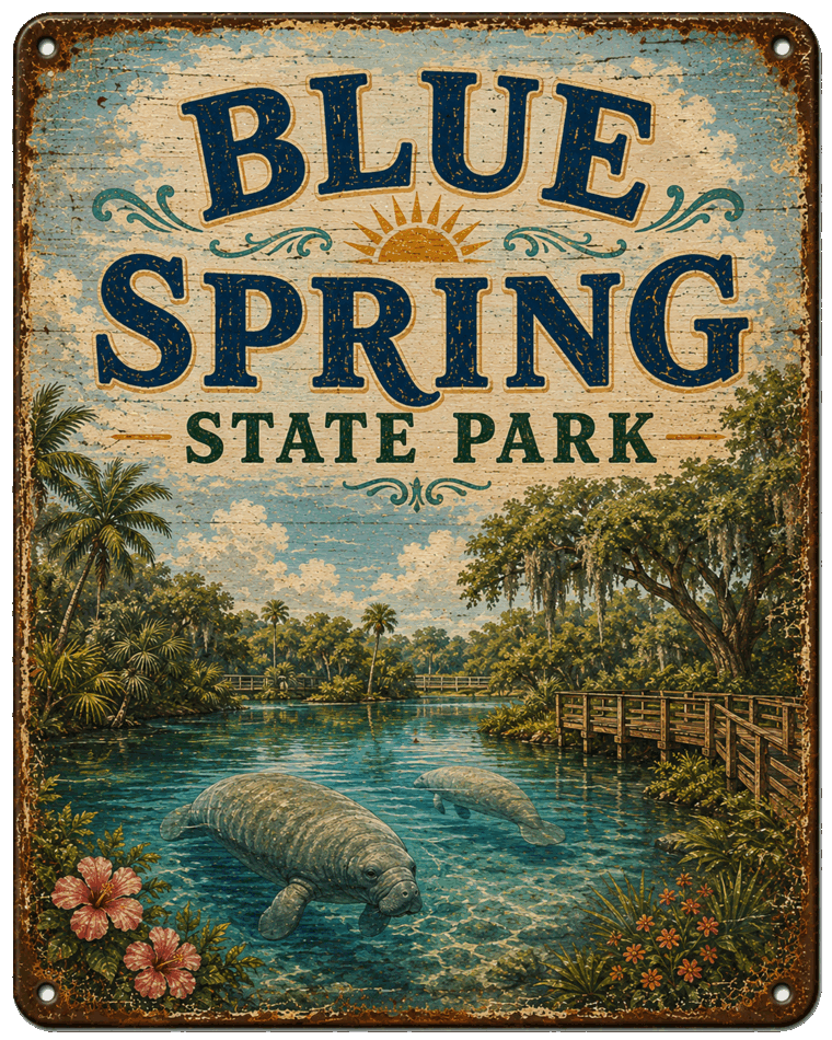 Blue Spring State Park sign