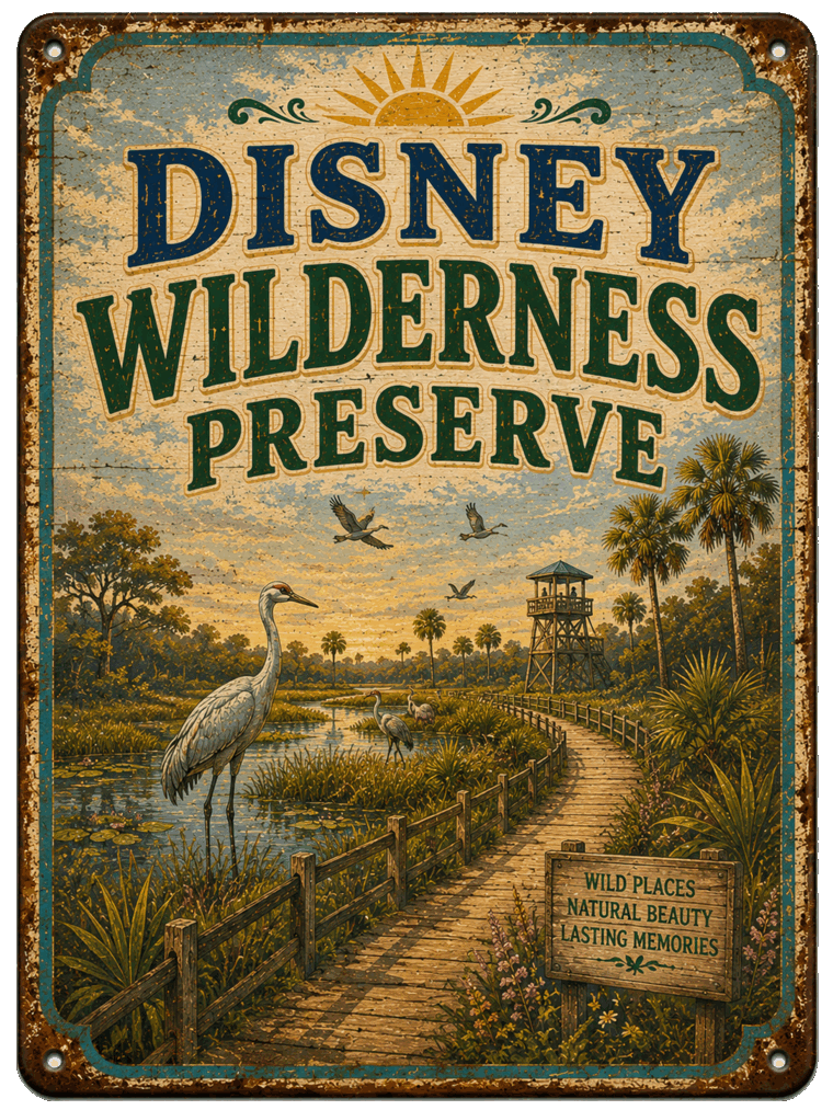 Disney Wilderness Preserve sign