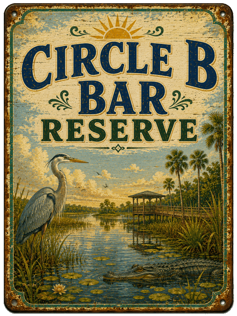 Circle B Bar Reserve sign