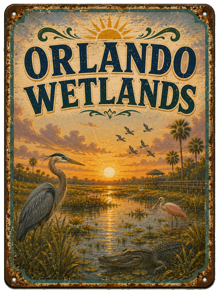 Orlando Wetlands sign