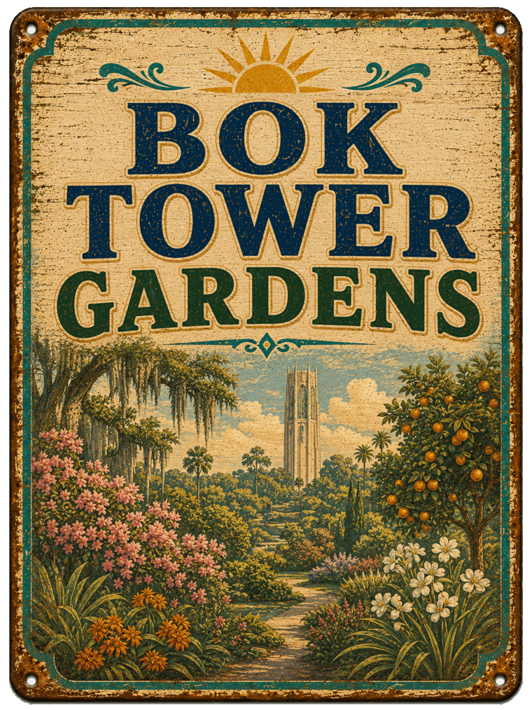 Bok Tower Gardens sign