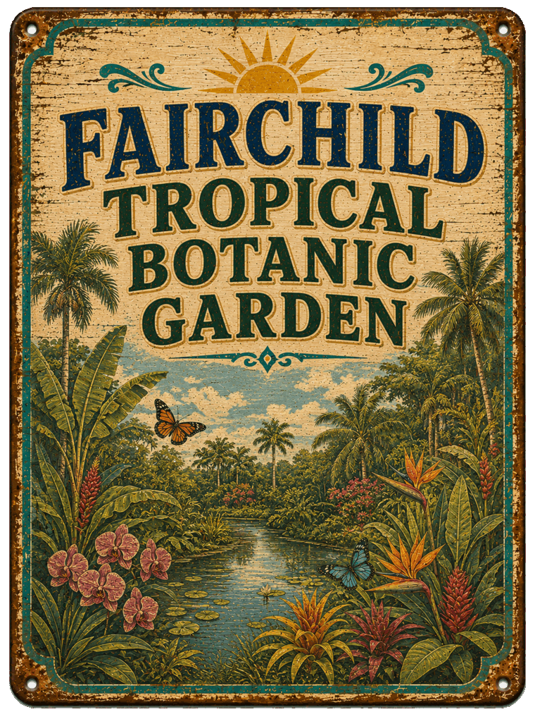 Fairchild Tropical Botanic Garden sign